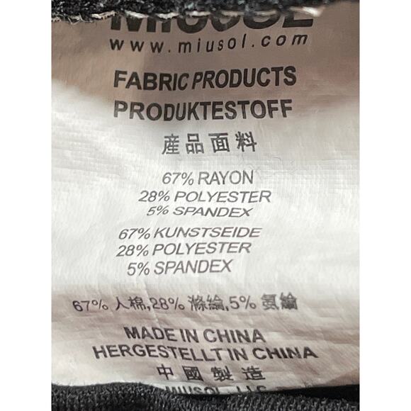 Miusol Womens Black Gold Pleated Short Sleeve Mini Bodycon Sheath Dress Size M - Picture 4 of 4